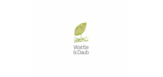 优秀Logo设计 - Wattle & Daub