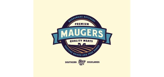 优秀Logo设计 - Maugers Meats