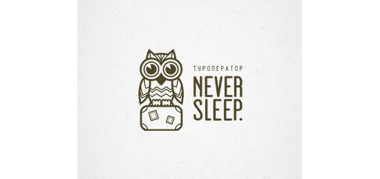 优秀Logo设计 - Never Sleep