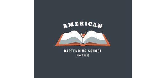 优秀Logo设计 - American Bartending School