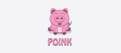 POINK 猪logo