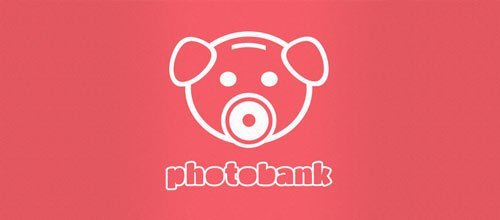 Photobank 猪logo