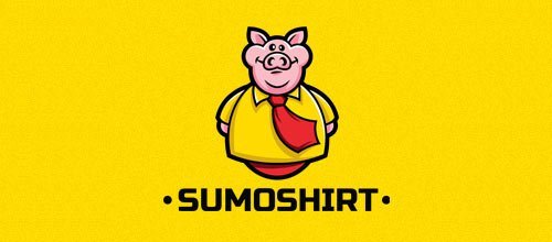 Sumoshirt 猪logo