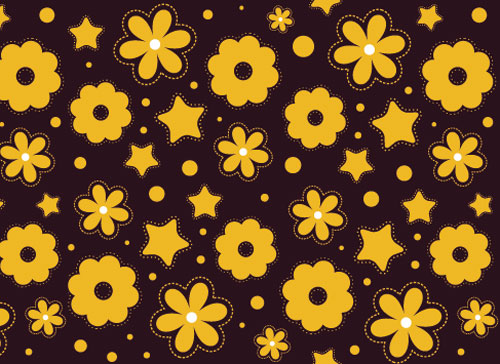 矢量图案skeedio-floral