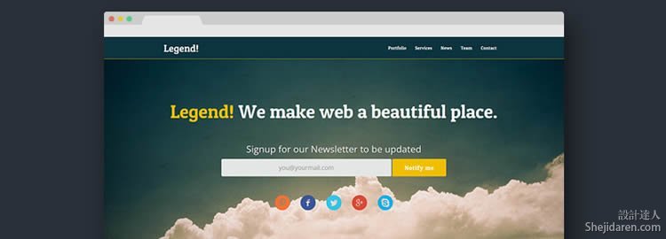 Legend Responsive One Page Template
