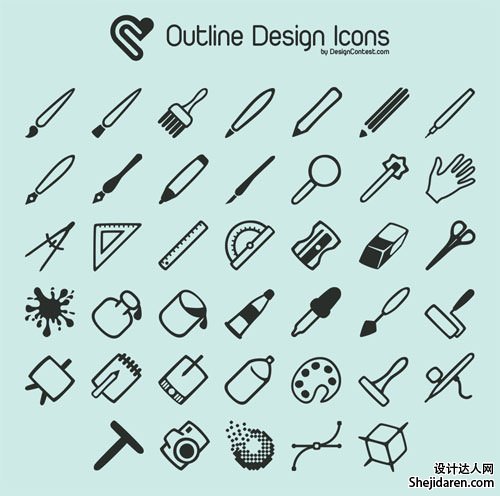 006.free-outline-icons