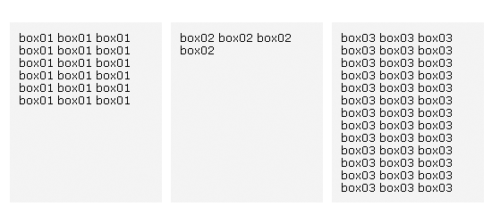 CSS让两栏多栏布局高度相同