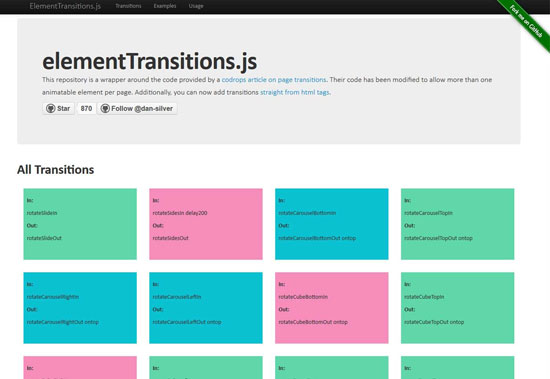 Element Transition JS
