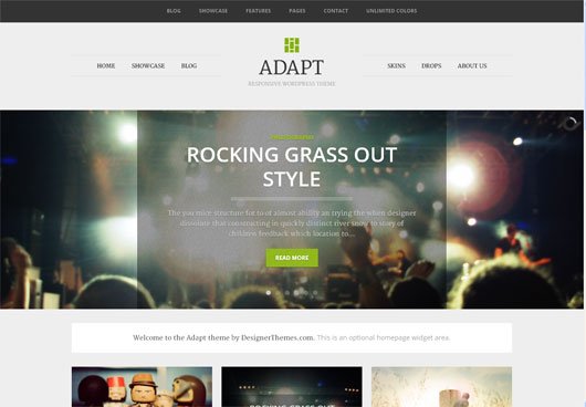 Adapt, a Responsive WordPress Theme