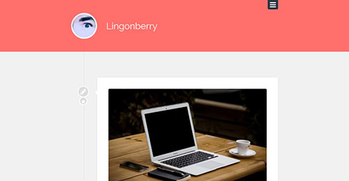 Lingonberry clean simple distraction-free wordpress