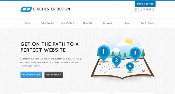 网页设计欣赏：Chichester Design