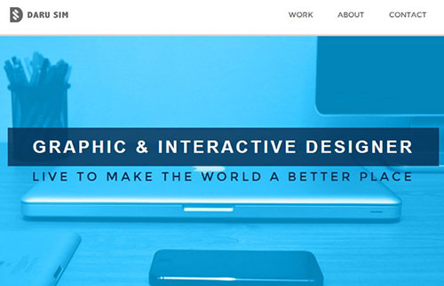 简约的企业网站和设计工作室网页设计作品