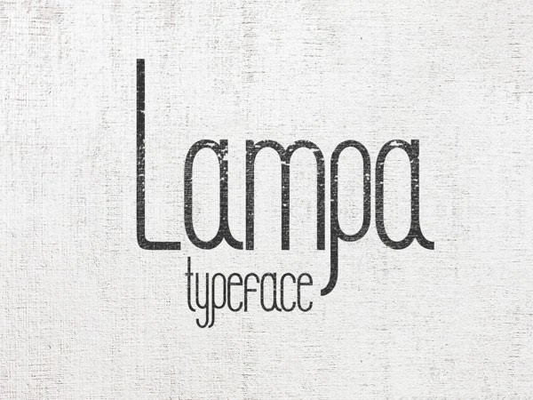 字体 - lampa