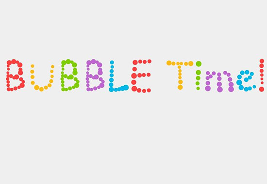 Bubble time CSS 