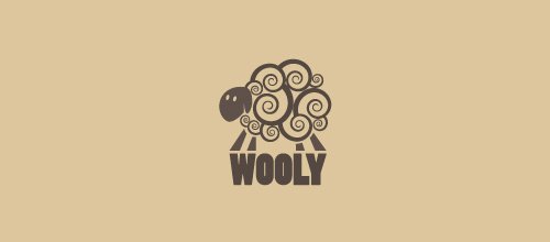 Wooly 绵羊logo
