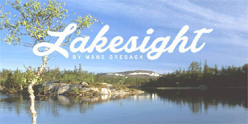 lakesight-font 字体下载