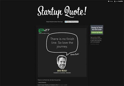  Startup-Quote 设计博客
