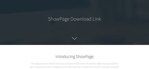 ShowPage 自适应HTML网站模板