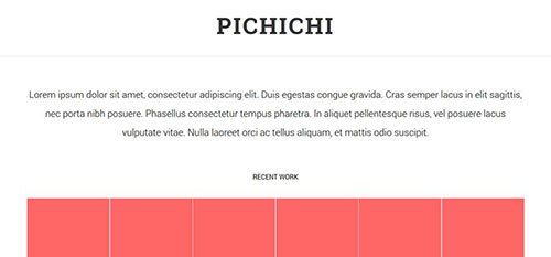 Pichichi 自适应HTML网站模板