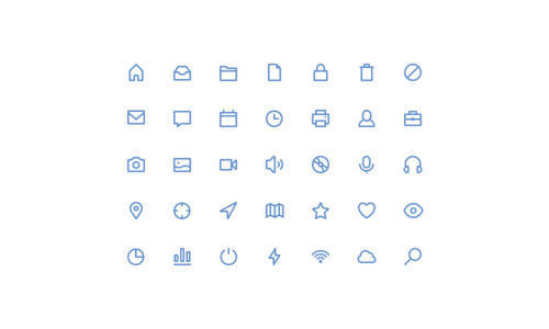 Freebies stroke icons by Rami McMin 50套免费icon图标素材精选
