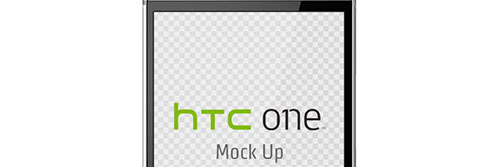 HTC One mockup psd freebies resources for designers