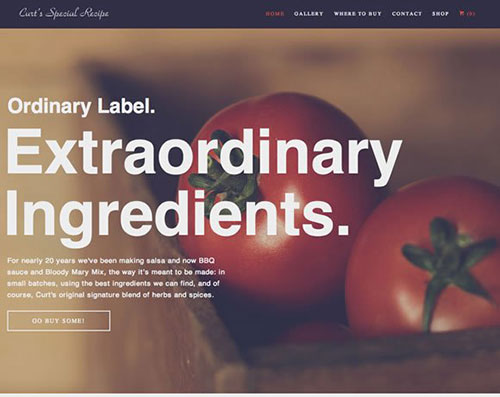 餐厅网站 美食网站 网站设计
