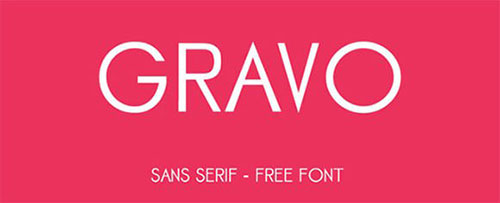 gravo-free-font