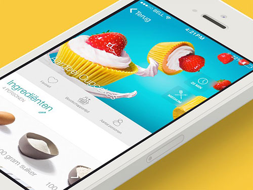 iphone app ui design baking inspiration ui设计 界面设计