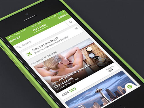 groupon sales iphone app ui界面设计