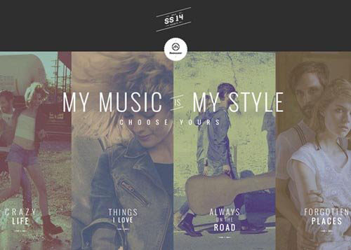 Music is my style 网页设计欣赏