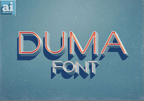 英文字体: duma_font下载