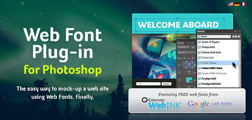 Web Font Photoshop插件