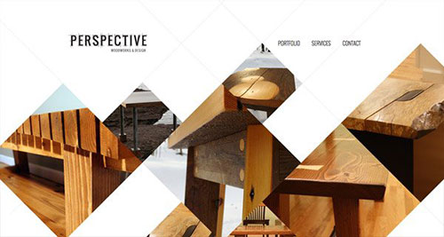 Perspective Woodworks & Design 网页设计欣赏