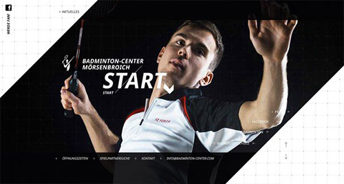 Badminton-Center 网页设计欣赏