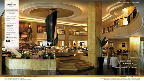 Shangri-La-Hotel 酒店网站 网页设计