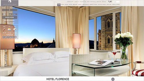 Brunnelleschi-Hotel-Florence 酒店网站 网页设计