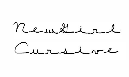Handwrite cursive 字体下载