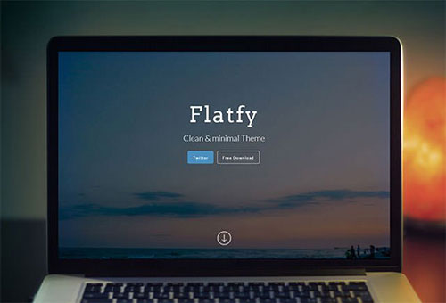flatfy-template 网页模板