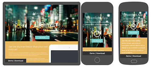 moonlight-app HTML模板