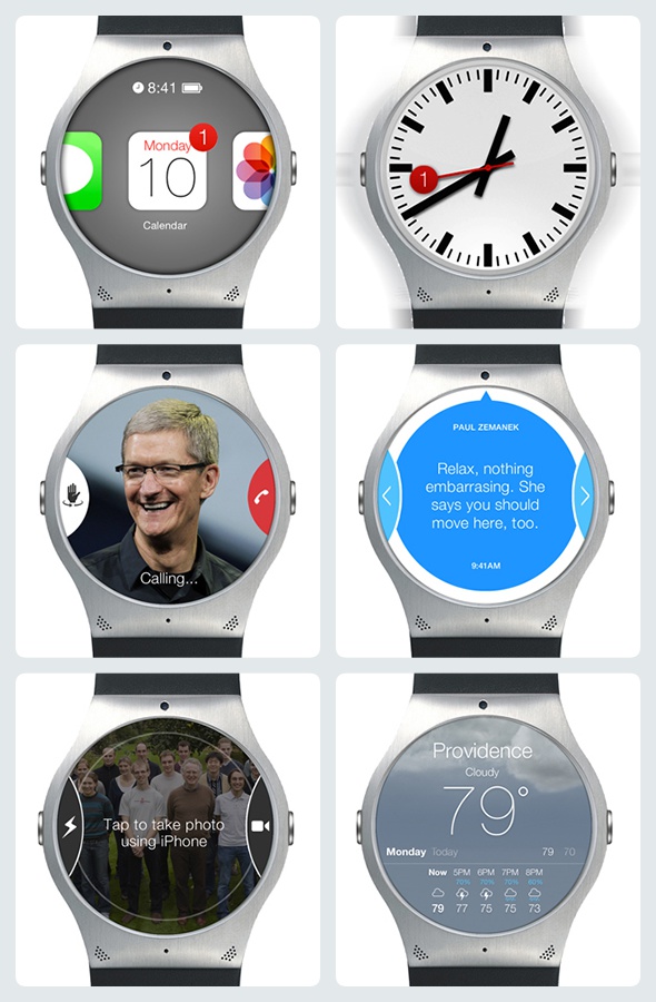 智能手表UI界面设计 — 圆