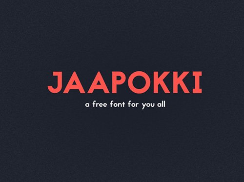 Jaapokki Free 字体下载