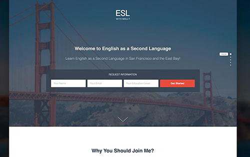 esl homepage second language search 网站首页
