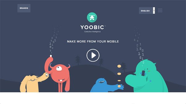 YOOBIC 网页设计欣赏