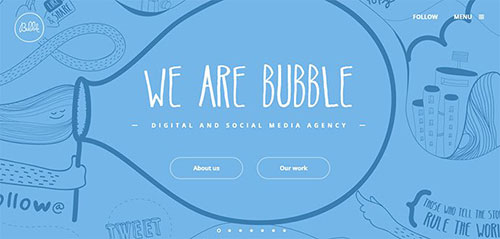 网页设计欣赏：bubble-10