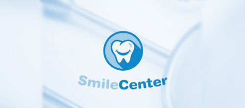 smile tooth 牙科 logo设计