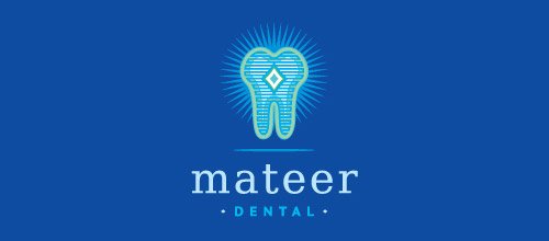 mateer tooth logo design设计