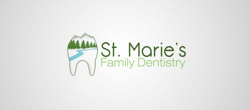 family dentist 牙科 logo设计