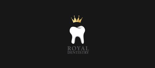 royal dentist 牙科 logo设计