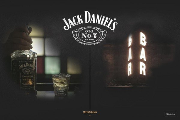 2014年最佳的网页设计作品 Jack Daniel’s Bar Stories