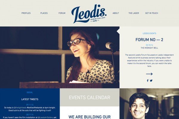 2014年最佳的网页设计作品 Leodis